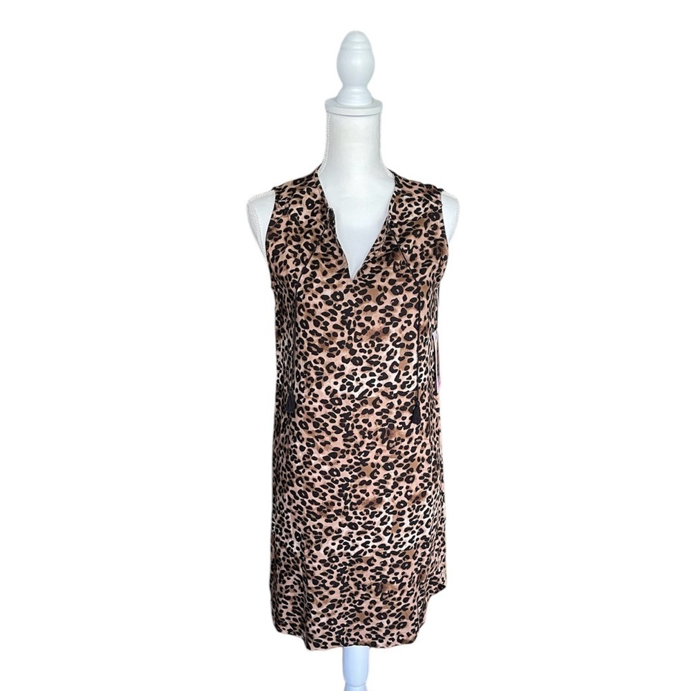 NEW beachlunchlounge  Leopard Print Dress Size Small